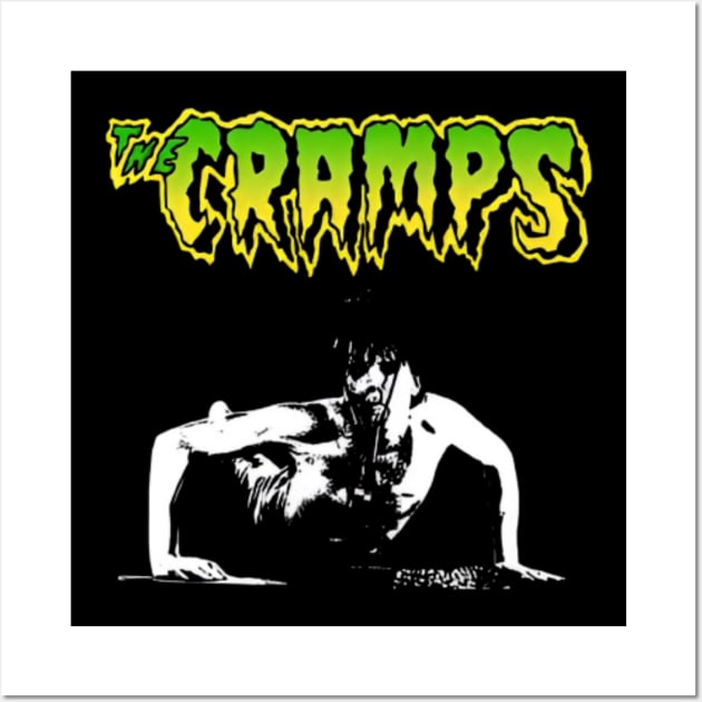 The cramps//80s psychobilly Wall Art by DetikWaktu